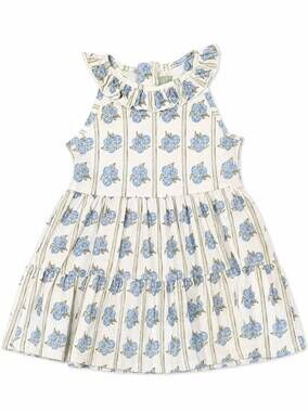NEW SAGE & LILLY kids' kendall hydrangea dress in ivory